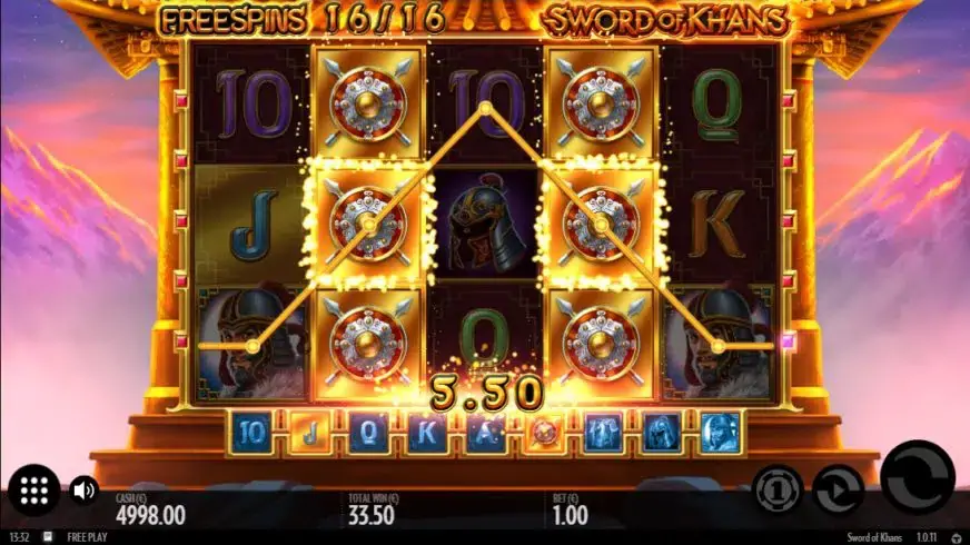 Sword of Khans slot screenshot 