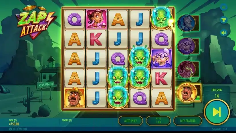 Zap Attack slot screenshot 3