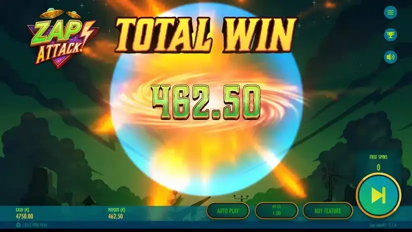 Zap Attack slot screenshot