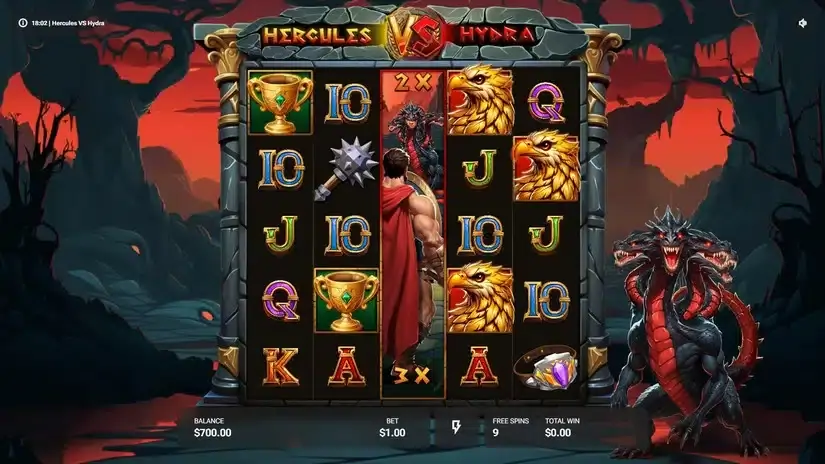 Hercules VS Hydra slot screenshot 4