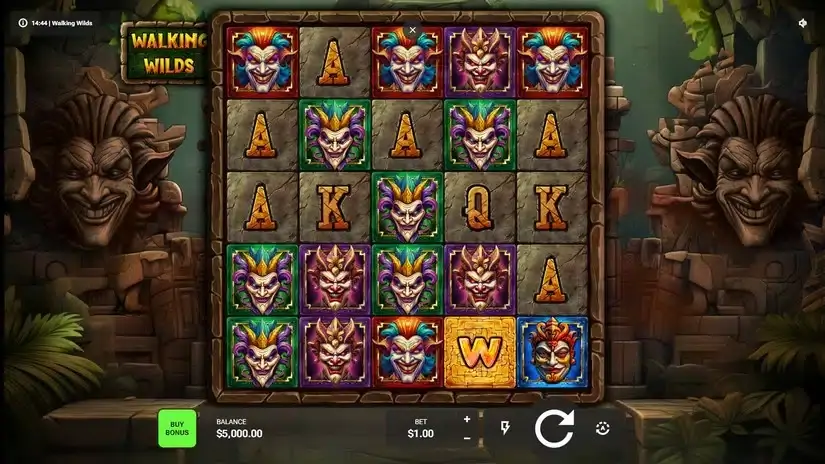 Walking Wilds slot screenshot 1