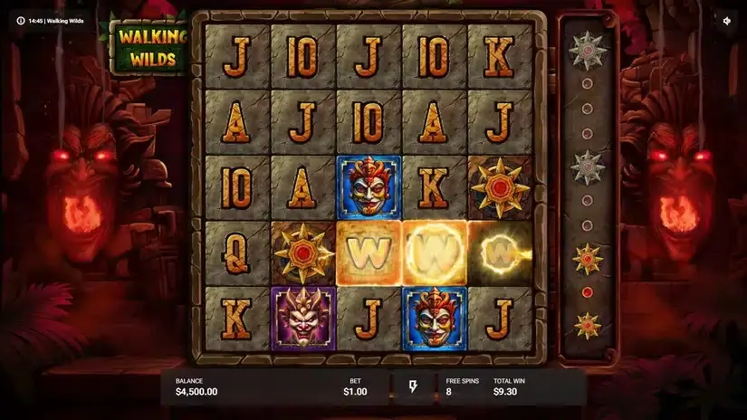 Walking Wilds slot screenshot 4