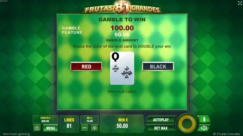 81 Frutas Vegas slot screenshot 4