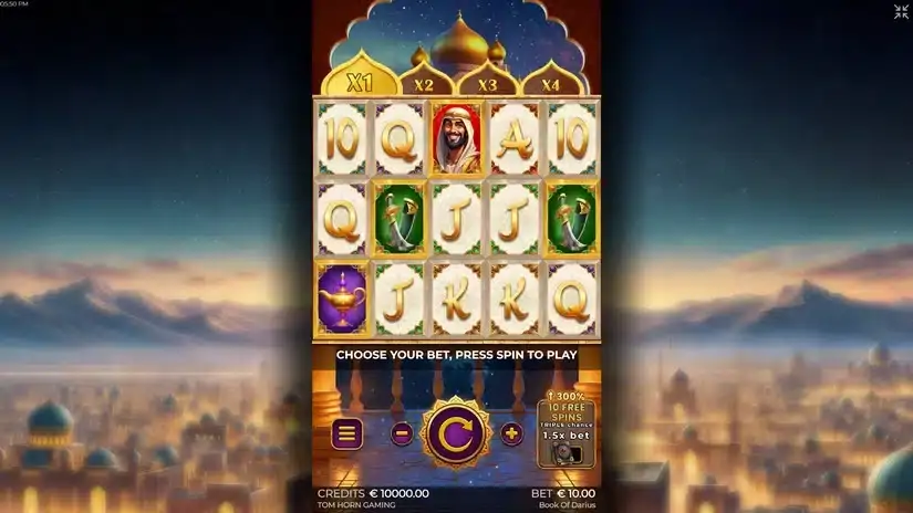 Book of Darius slot screenshot 1