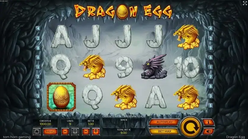 Dragon Egg slot screenshot 1