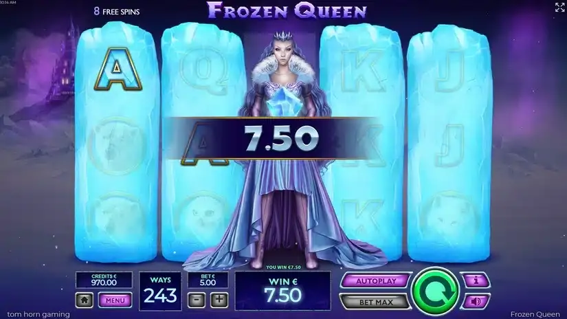 Frozen Queen slot screenshot 4