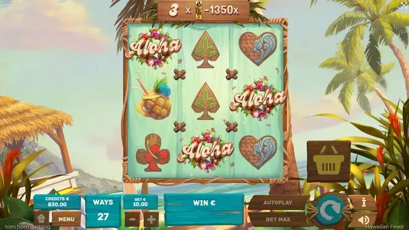 Hawaiian Fever slot screenshot 2