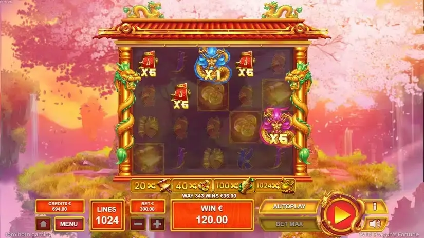 Wild Dragon`s Fortune slot screenshot 4