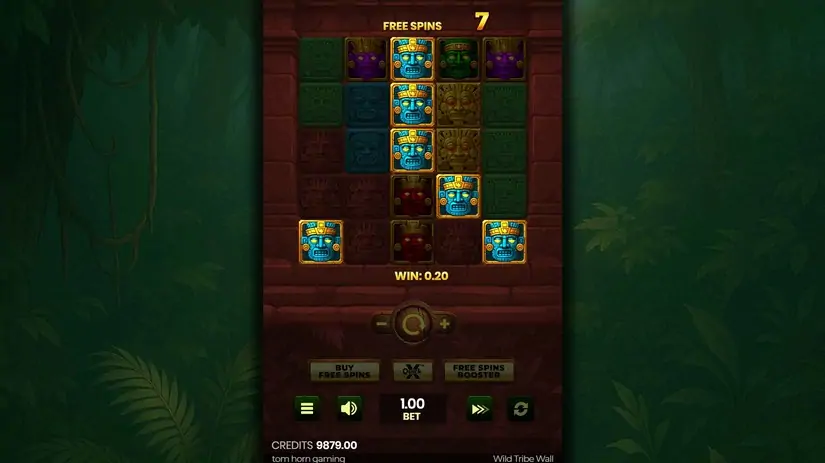 Wild Tribe Wall slot screenshot 4