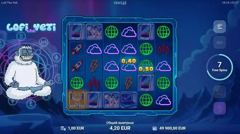 Lofi The Yeti slot screenshot 4