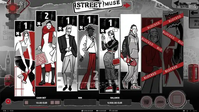 Street Muse slot screenshot 2