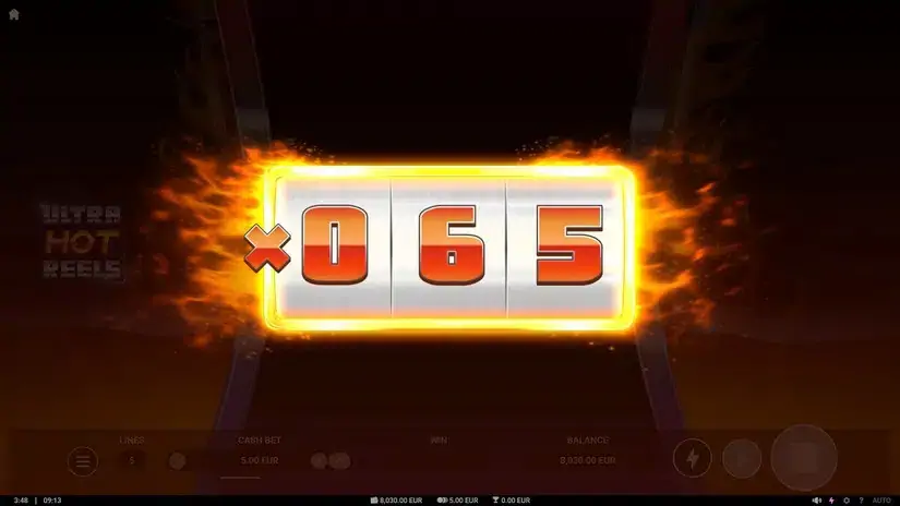 Ultra Hot Reels slot screenshot 5