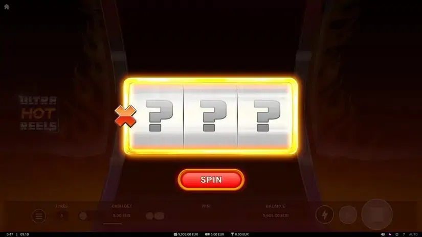 Ultra Hot Reels slot screenshot 2