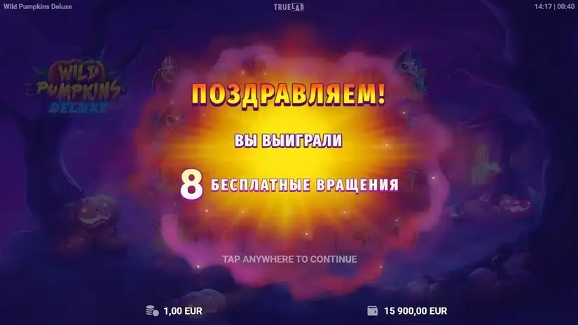 Wild Pumpkins Deluxe slot screenshot 3