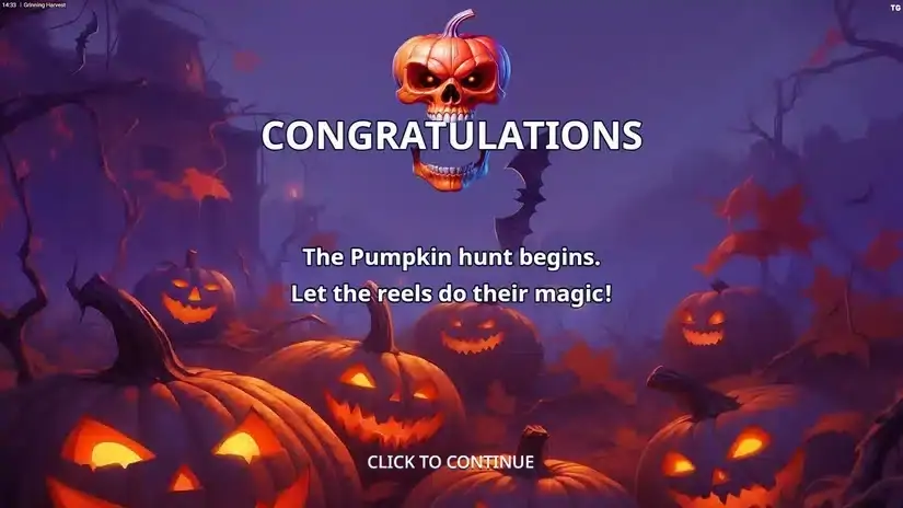Grinning Harvest slot screenshot 3