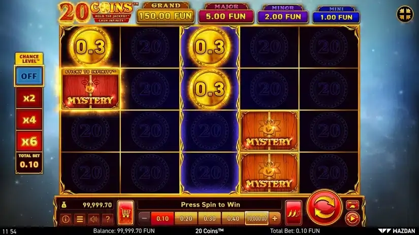 20 Coins™ slot screenshot 
