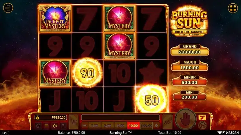 Burning Sun™ slot screenshot 2