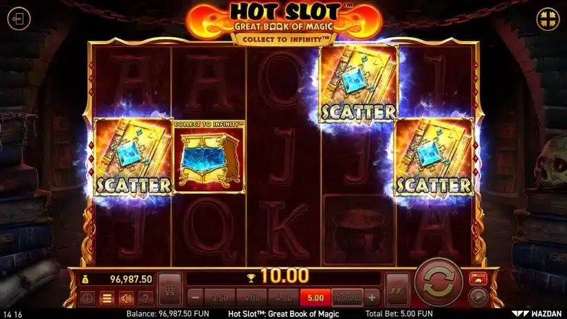 Hot Slot™: Great Book of Magic slot screenshot 3