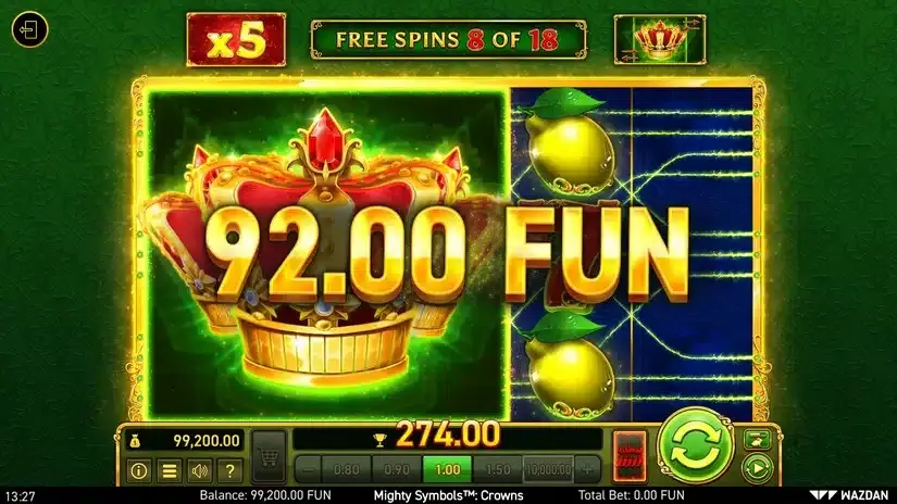 Mighty Symbols™: Crowns slot screenshot 