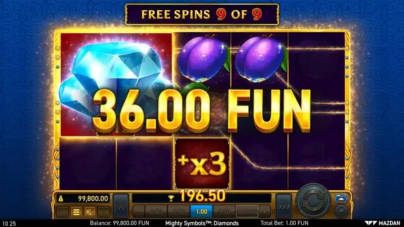 Mighty Symbols™: Diamonds slot screenshot 6