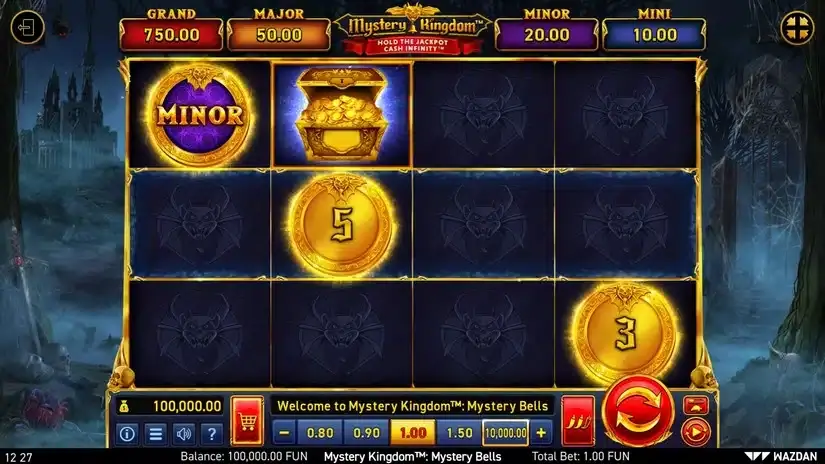 Mystery Kingdom™: Mystery Bells slot screenshot 