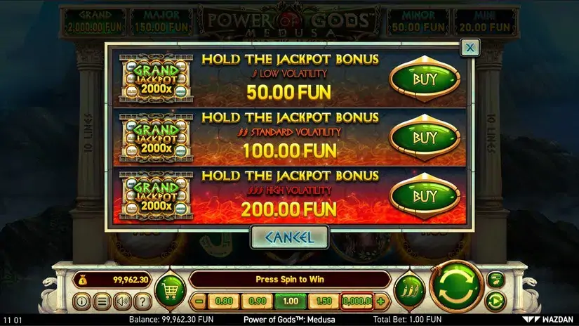 Power of Gods™: Medusa slot screenshot 4