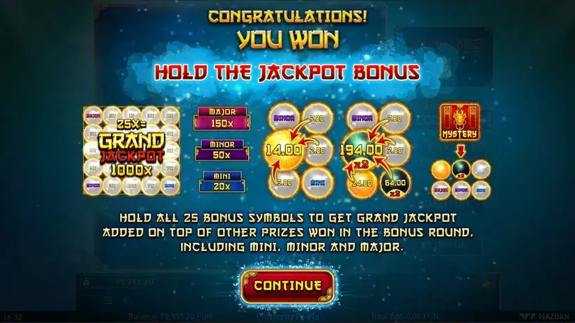 Prosperity Pearls slot screenshot
