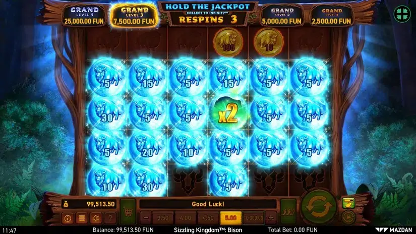 Sizzling Kingdom™: Bison slot screenshot 3