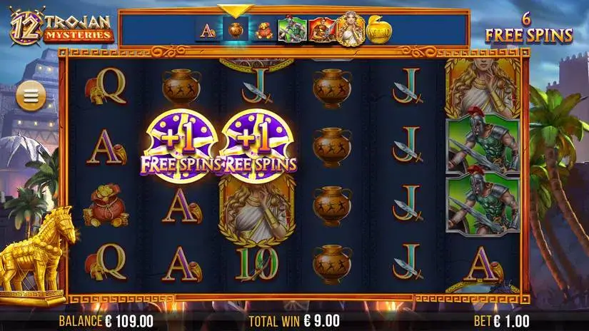 12 Trojan Mysteriesa slot screenshot 3