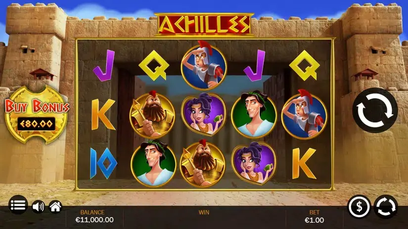 Achilles slot screenshot 1