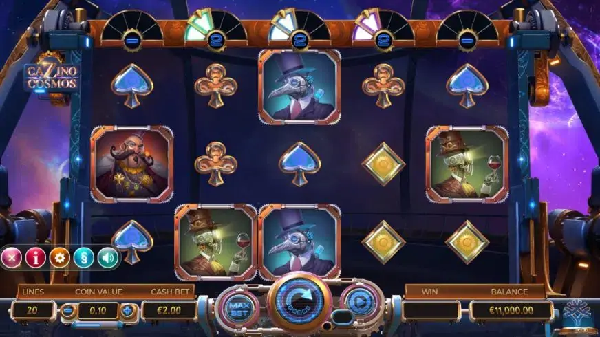 Cazino Cosmos slot screenshot 