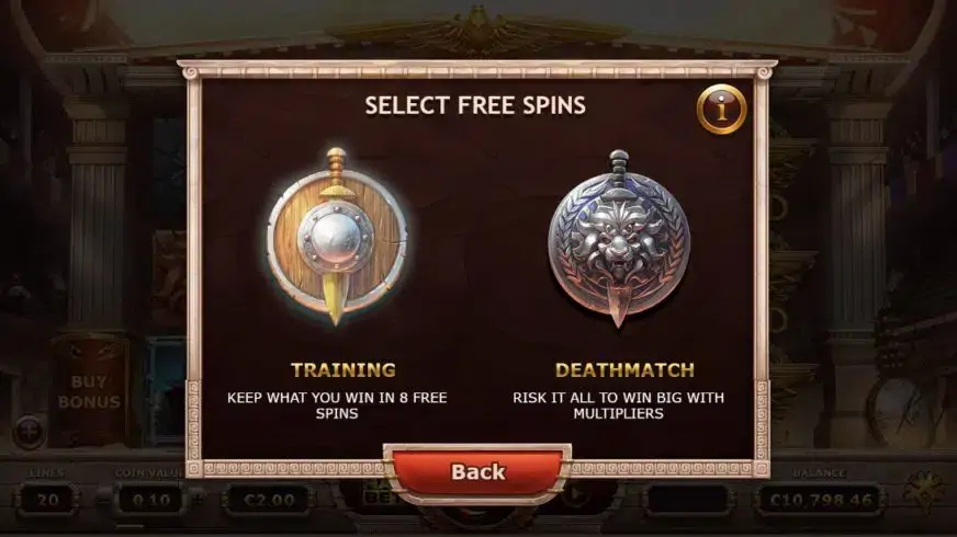 Champions of Rome slot screenshot 5