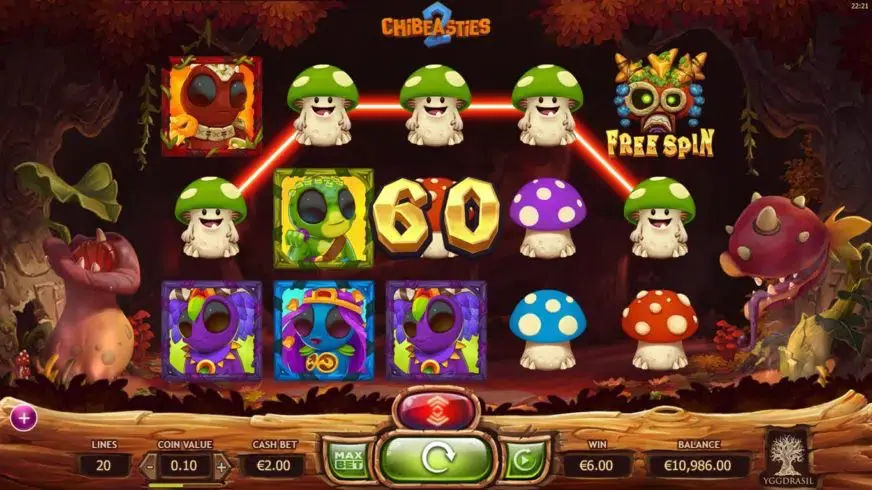 Chibeasties 2 slot screenshot 1
