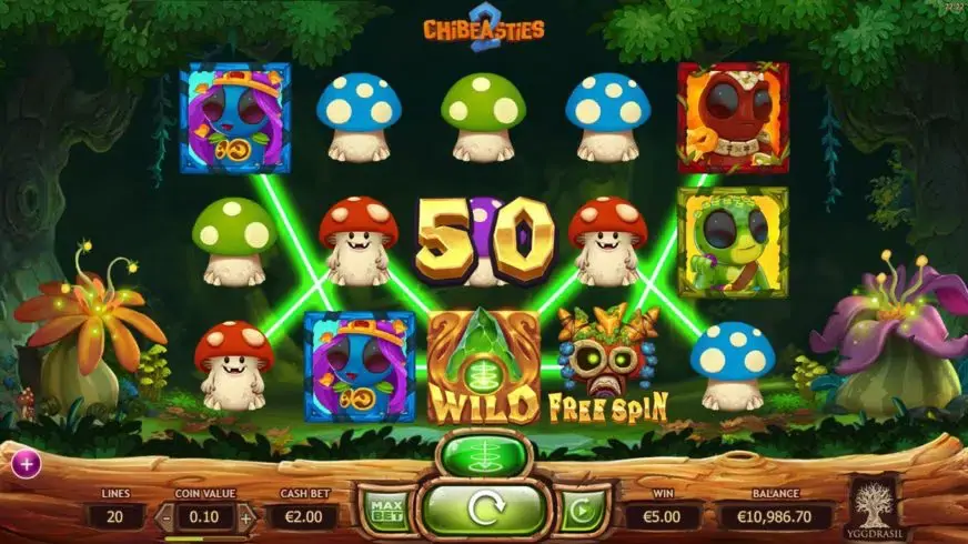 Chibeasties 2 slot screenshot 2