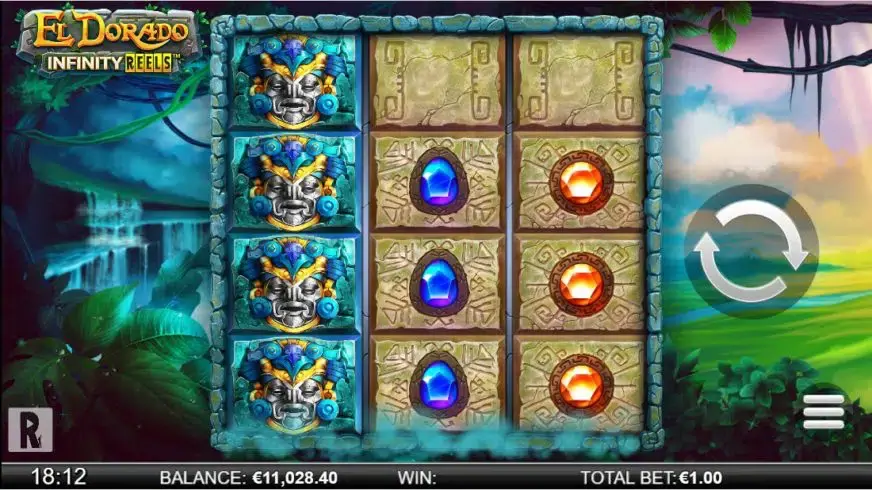 El Dorado Infinity Reels slot screenshot 1