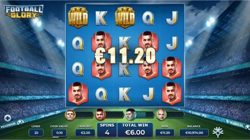 Football Glory slot screenshot 4