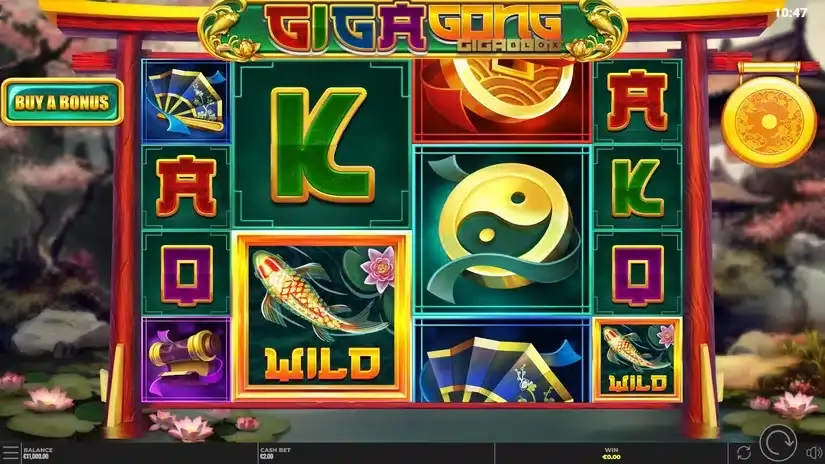 GigaGong GigaBlox slot screenshot 