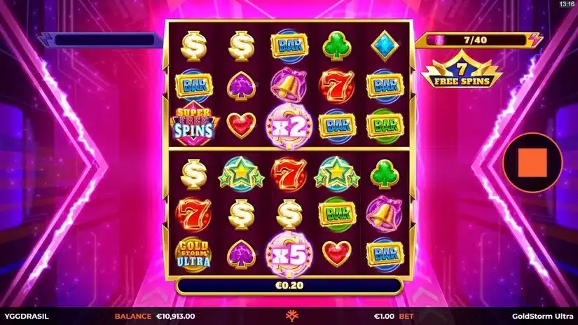 Goldstorm Ultra slot screenshot 4