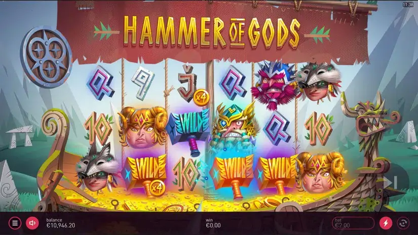 Hammer of Gods slot screenshot 4