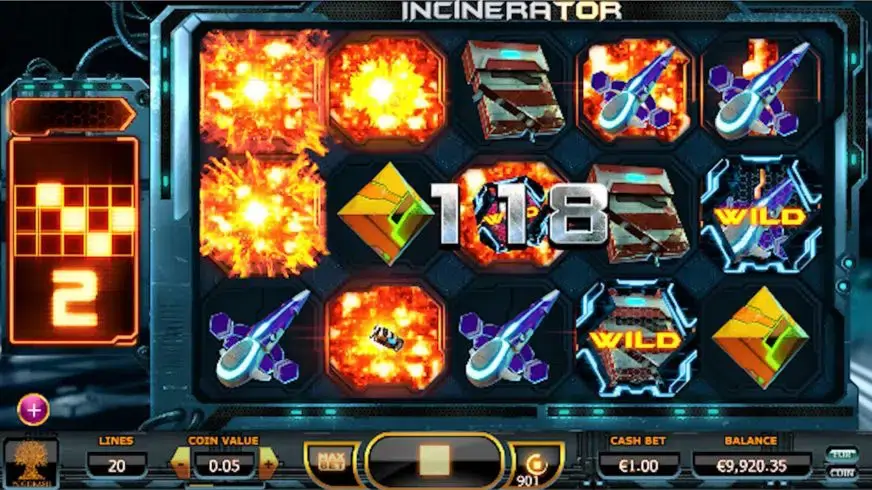 Incinerator slot screenshot 2