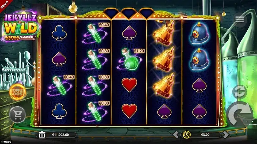 Jekyllz Wild Ultranudge slot screenshot 3