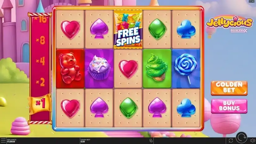 Jellycious DoubleMax slot screenshot 