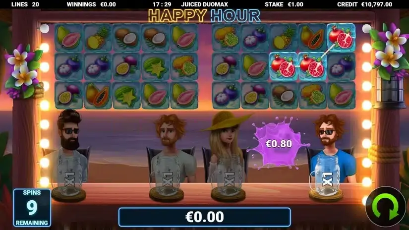 Juiced DuoMax slot screenshot 3