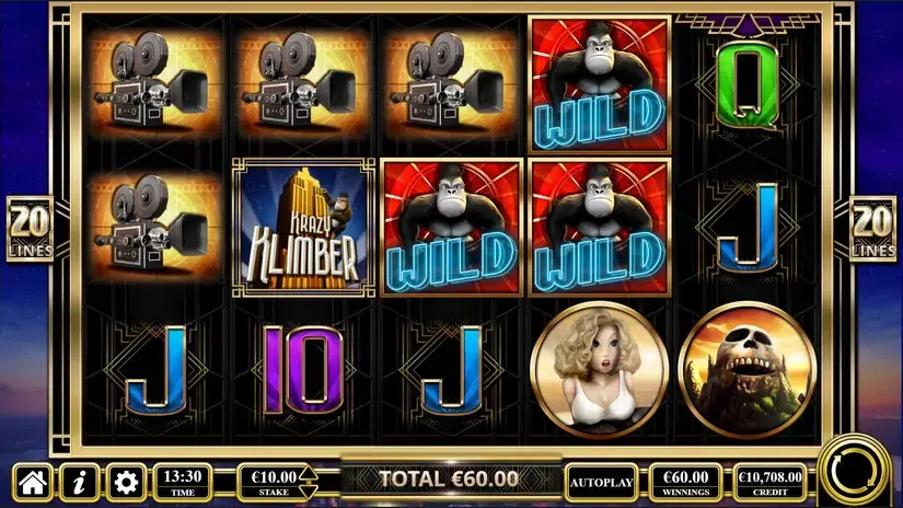 Krazy Klimber slot screenshot 1