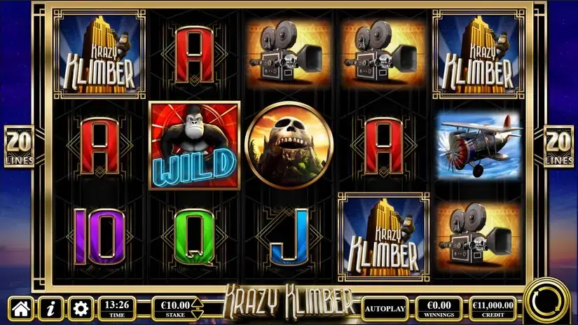 Krazy Klimber slot screenshot 2