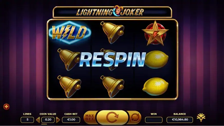 Lightning Joker slot screenshot 3