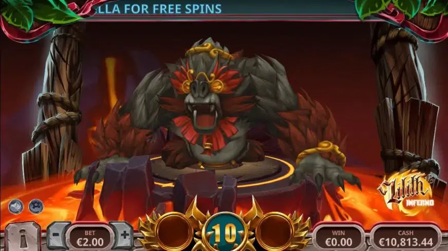 Lilith’s Inferno slot screenshot 2