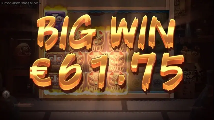 Lucky Neko Gigablox slot screenshot 3