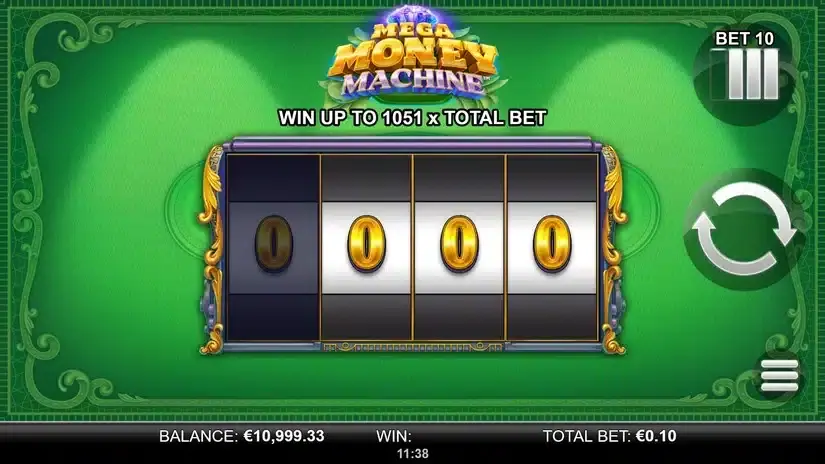 Mega Money Machine slot screenshot 2