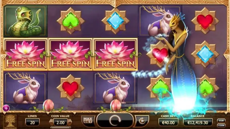 Nirvana slot screenshot 4
